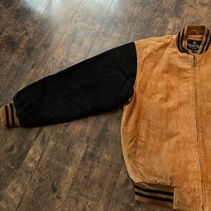 Leather Bomber/ Varsity jacket